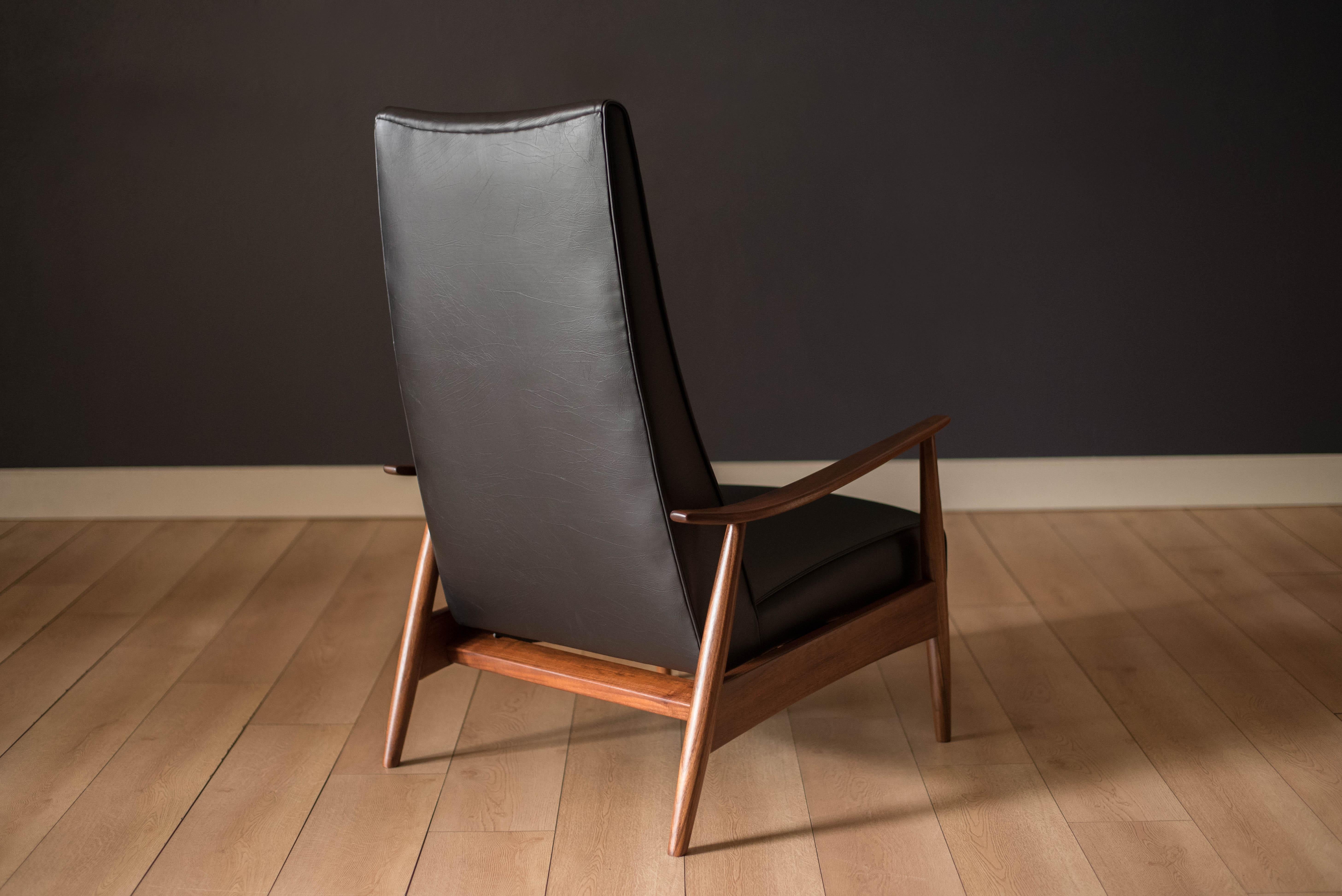 Mid Century Modern Milo Baughman Recliner Lounge Chair 3