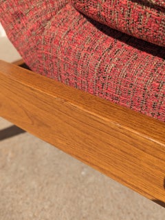 Mid Century Modern Milo Baughman Rocker and Ottoman