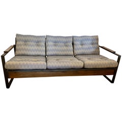 Used Mid-Century Modern Milo Baughman Sofa Loveseat Newly Reupholstered