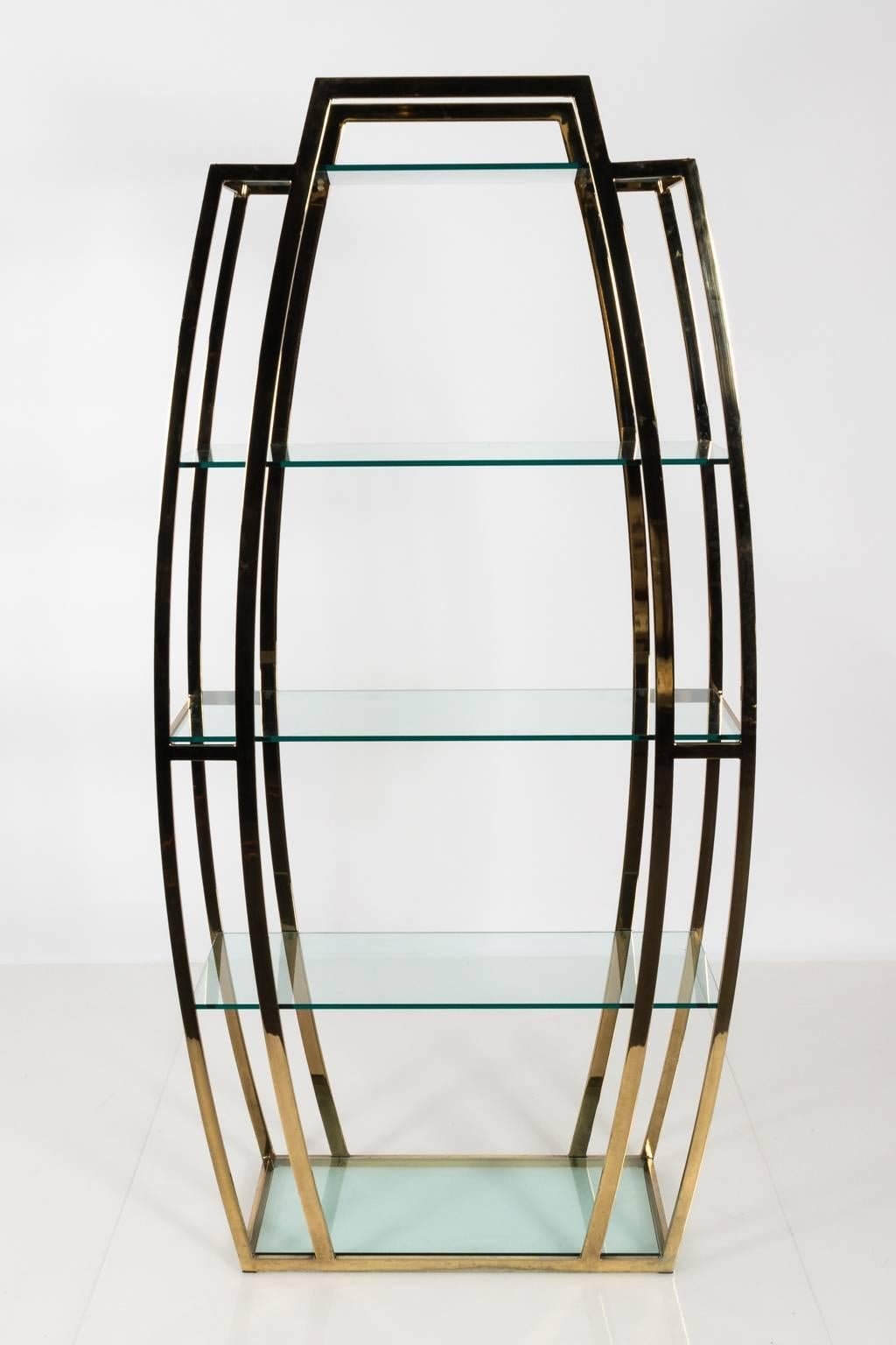 20th Century Mid-Century Modern Milo Baughman Style Etagere