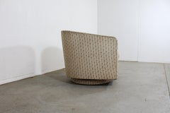 Mid-Century Modern Milo Baughman Style Precedent Swivel Club Chair