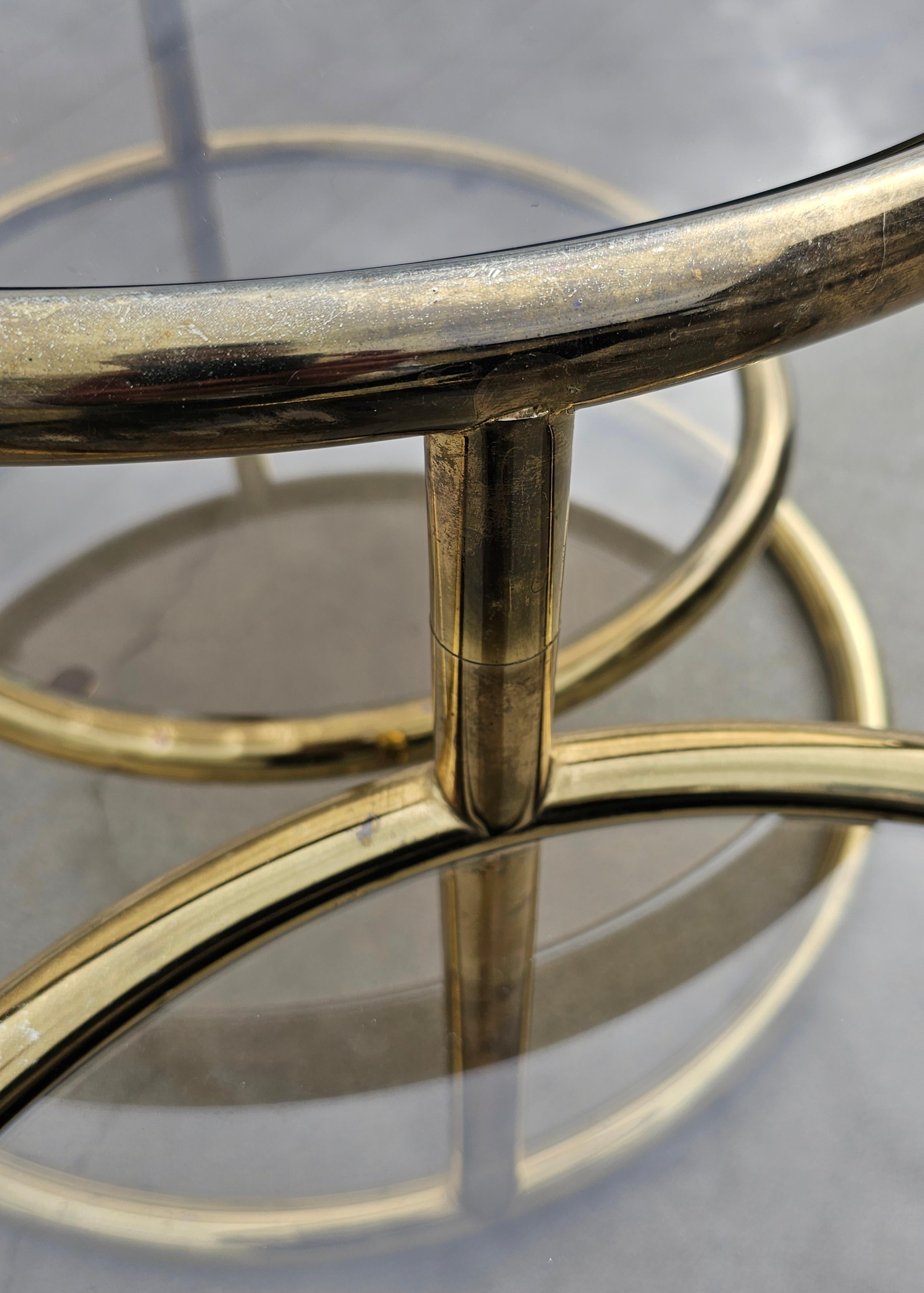 Table basse pivotante de style Milo Baughman, Italie, années 1970 en vente 4