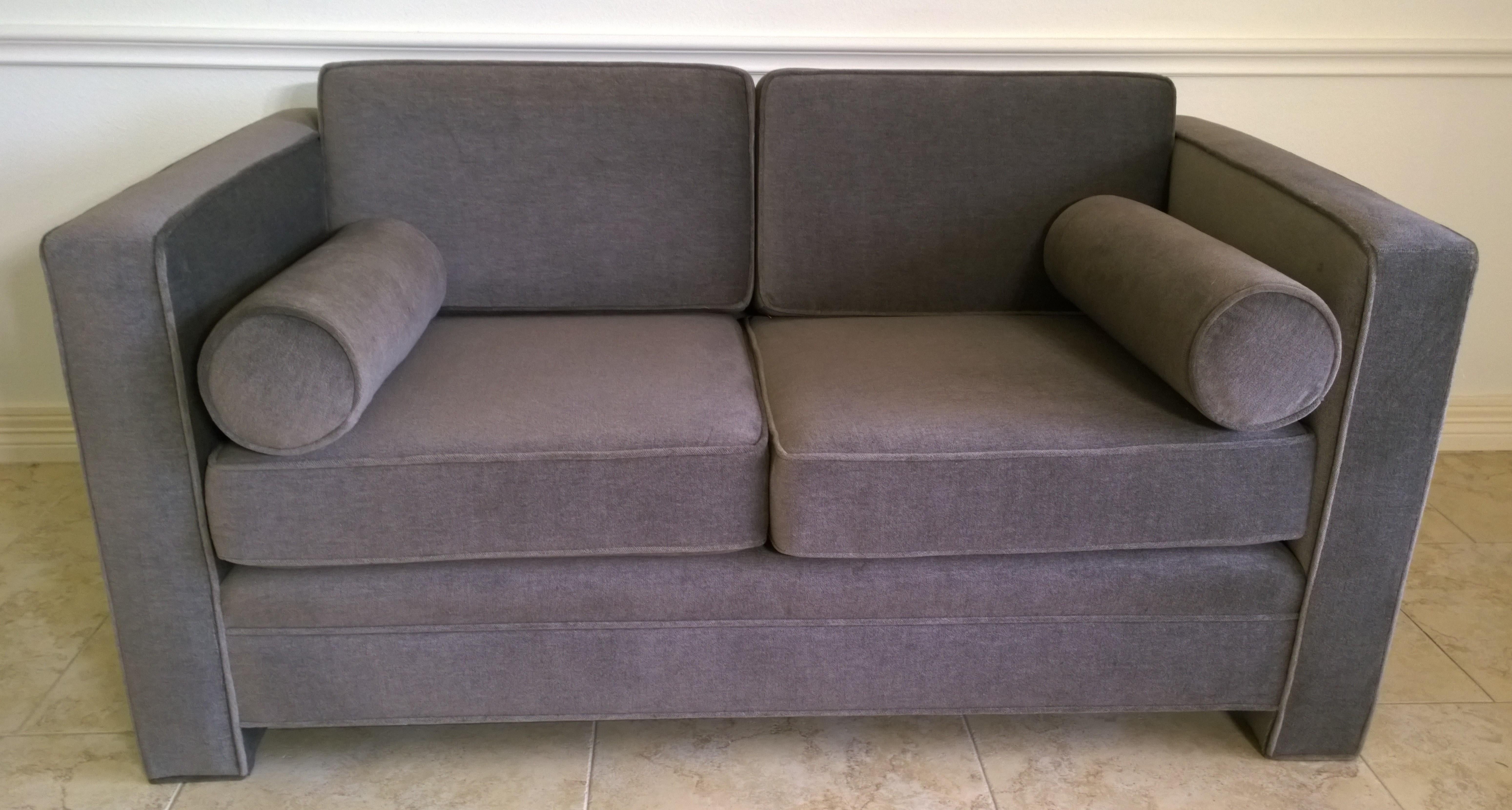 gray modern sofa