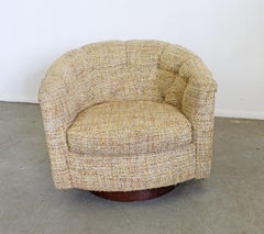 Mid-Century Modern Thayer Coggin Milo Baughman Swivel Rocker Club Chair