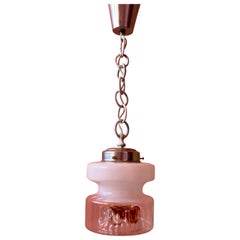 Mini-lampe suspendue en verre de Murano, moderne et du milieu du siècle, par Mazzega Murano