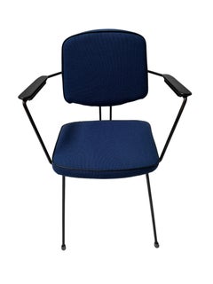 Poltrona minimalista moderna di metà secolo di Rudolf Wolf per Elsrijk, anni '50