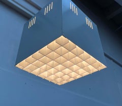 Mid-Century Modern Minimalist Cube Flush Mount, Finland, 1960s