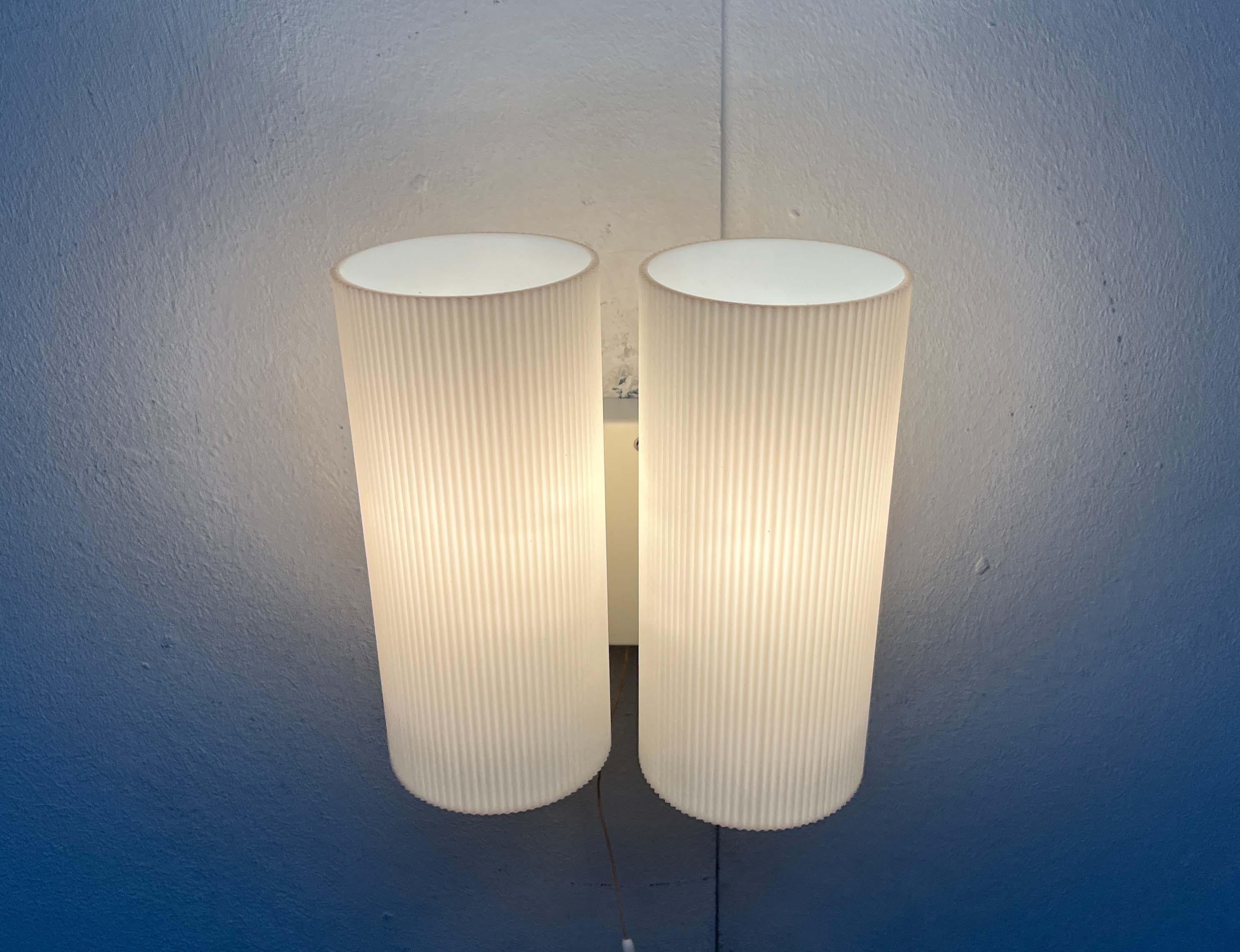 Lámpara de pared doble minimalista moderna de mediados de siglo de Erco, Alemania, años 60 en venta 12