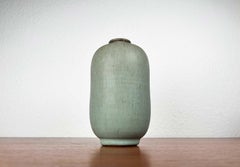 Mid-Century Modern Minimalist German Studio Pottery Vase by Walter Gebauer 1960s
