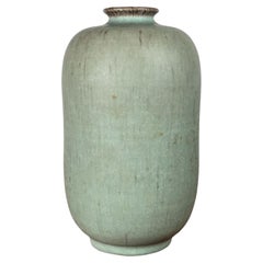 Mid-Century Modern Minimalist German Studio Pottery Vase by Walter Gebauer 1960s