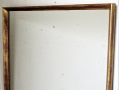 1960's Minimalist Giltwood Wall Mirror