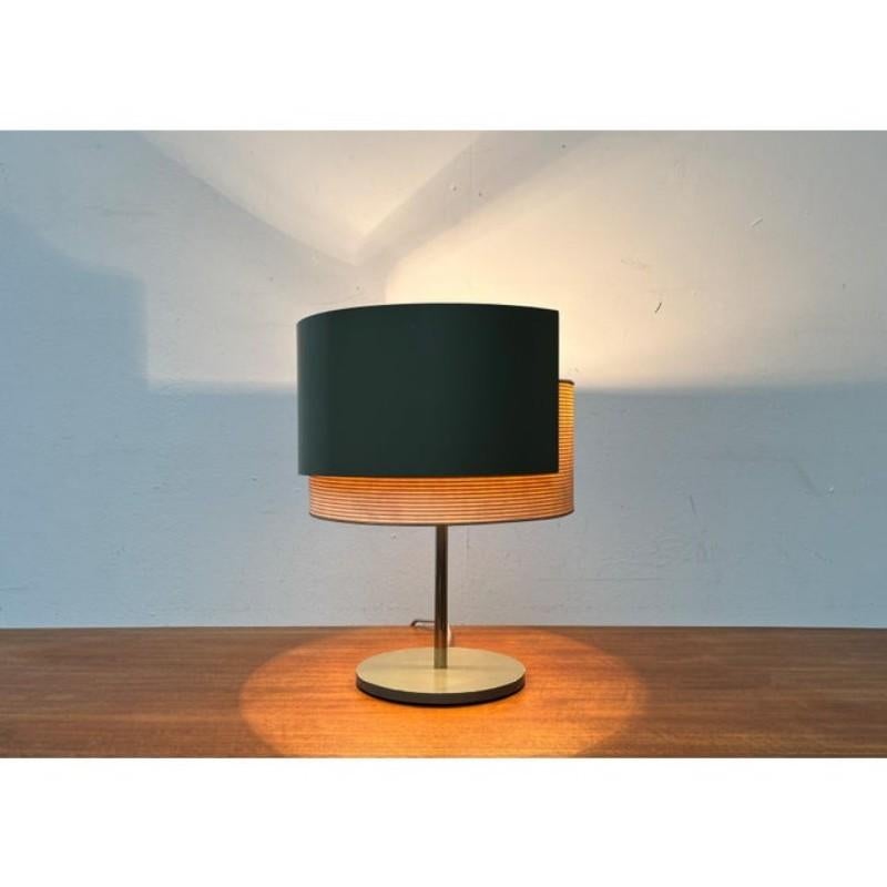 Minimalistische schwenkbare Tischleuchte, 1960er Jahre, Mitte des Jahrhunderts im Angebot 10