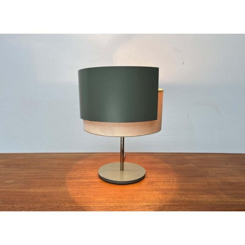 Minimalistische schwenkbare Tischleuchte, 1960er Jahre, Mitte des Jahrhunderts im Angebot 11