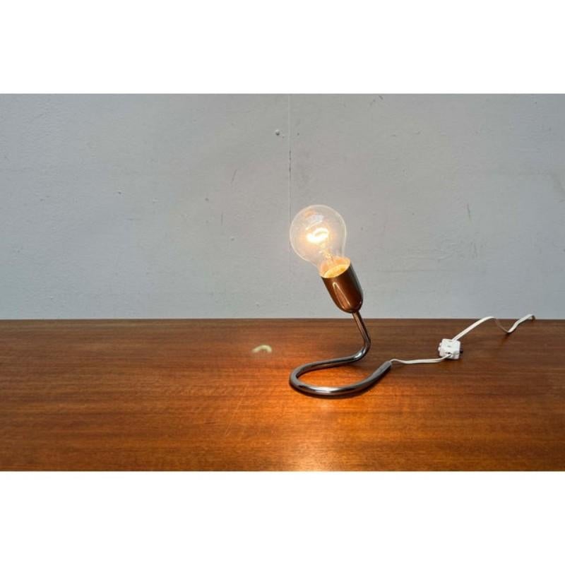 Mid-Century Modern Minimalist Table Lamp Attributed to Kalmar, 1950s For Sale 7