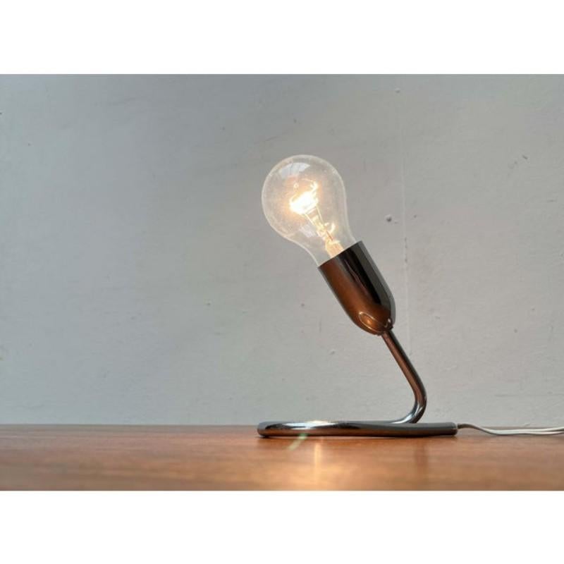 Mid-Century Modern Minimalist Table Lamp Attributed to Kalmar, 1950s For Sale 12