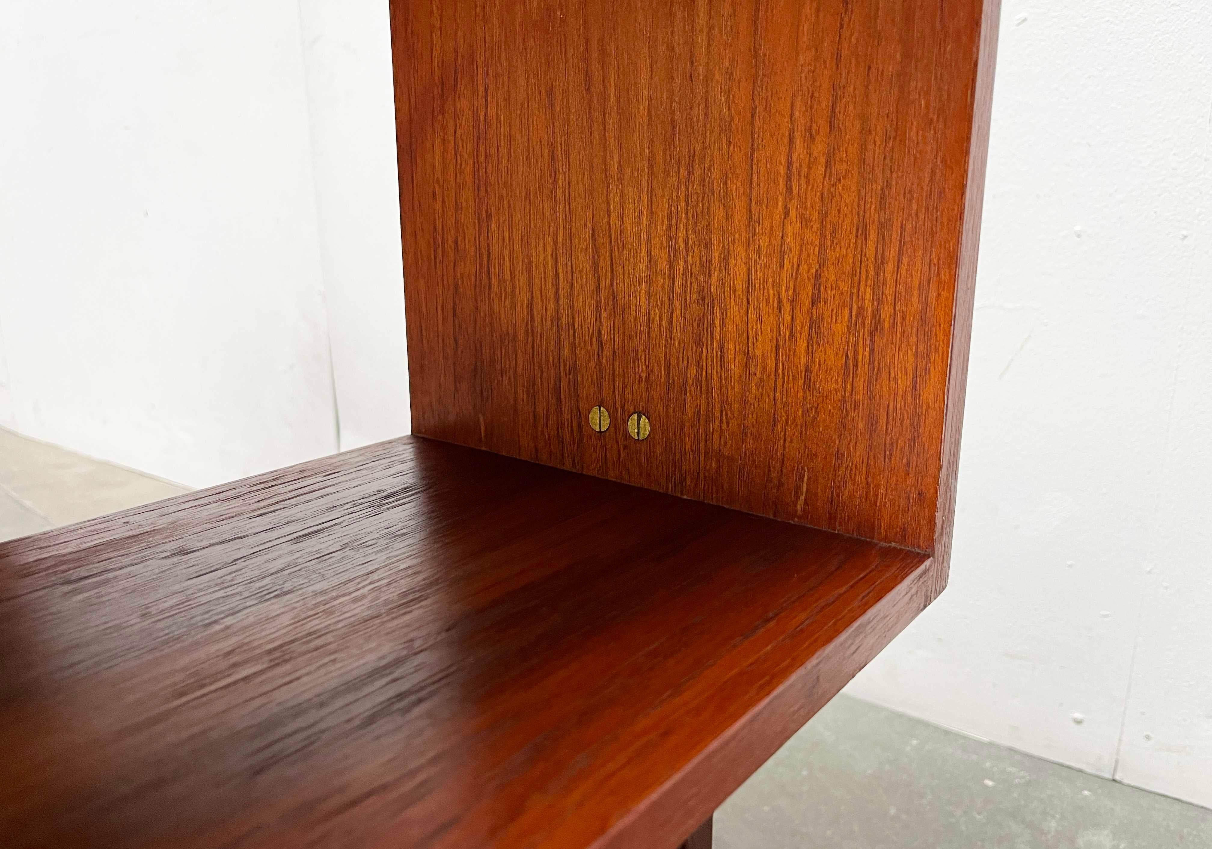 Mid-Century Modern Minimalist Teak Desk from Asko Finland, 1960s For Sale 13