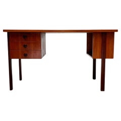Mid-Century Modern Minimalist Teak Desk from Asko Finland, 1960s