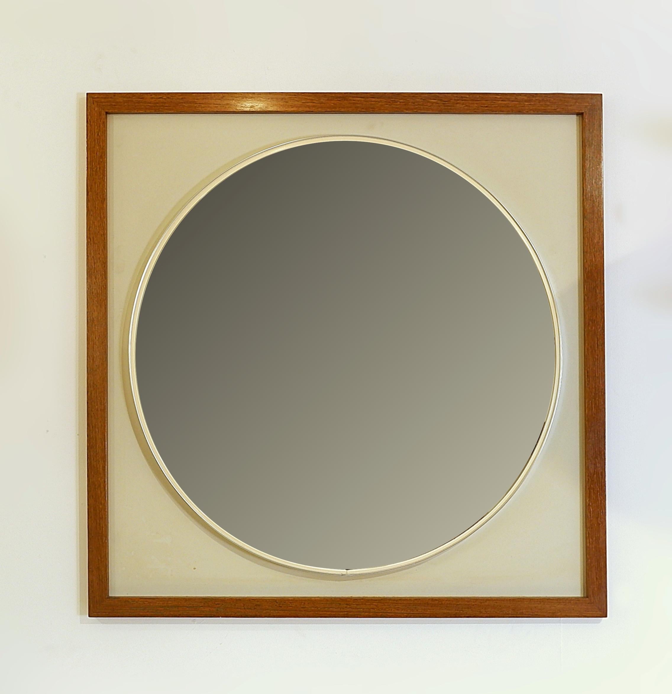Specchio moderno di metà secolo di Alfred Hendrickx, Belgio, anni '60
Dimensioni   D:  2,5 cm    H:  87 cm (34.25