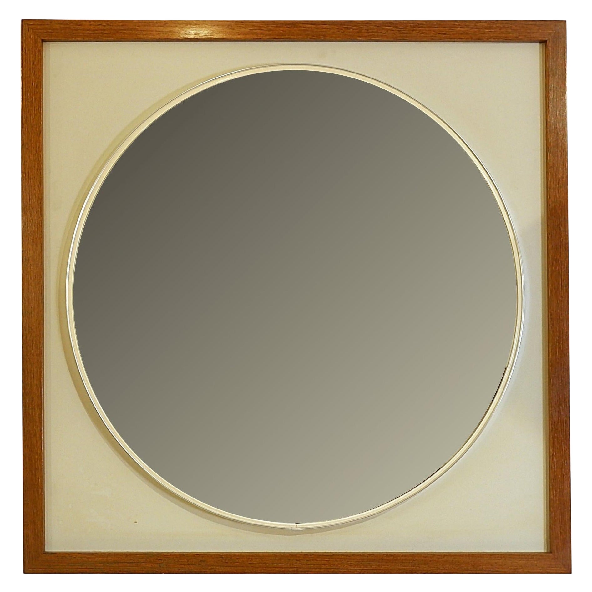 Miroir moderne du milieu du siècle par Alfred Hendrickx, Belgique, années 1960