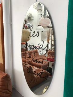 Mid-Century Modern Mirror by Man ray for Simon Gavina, 1971