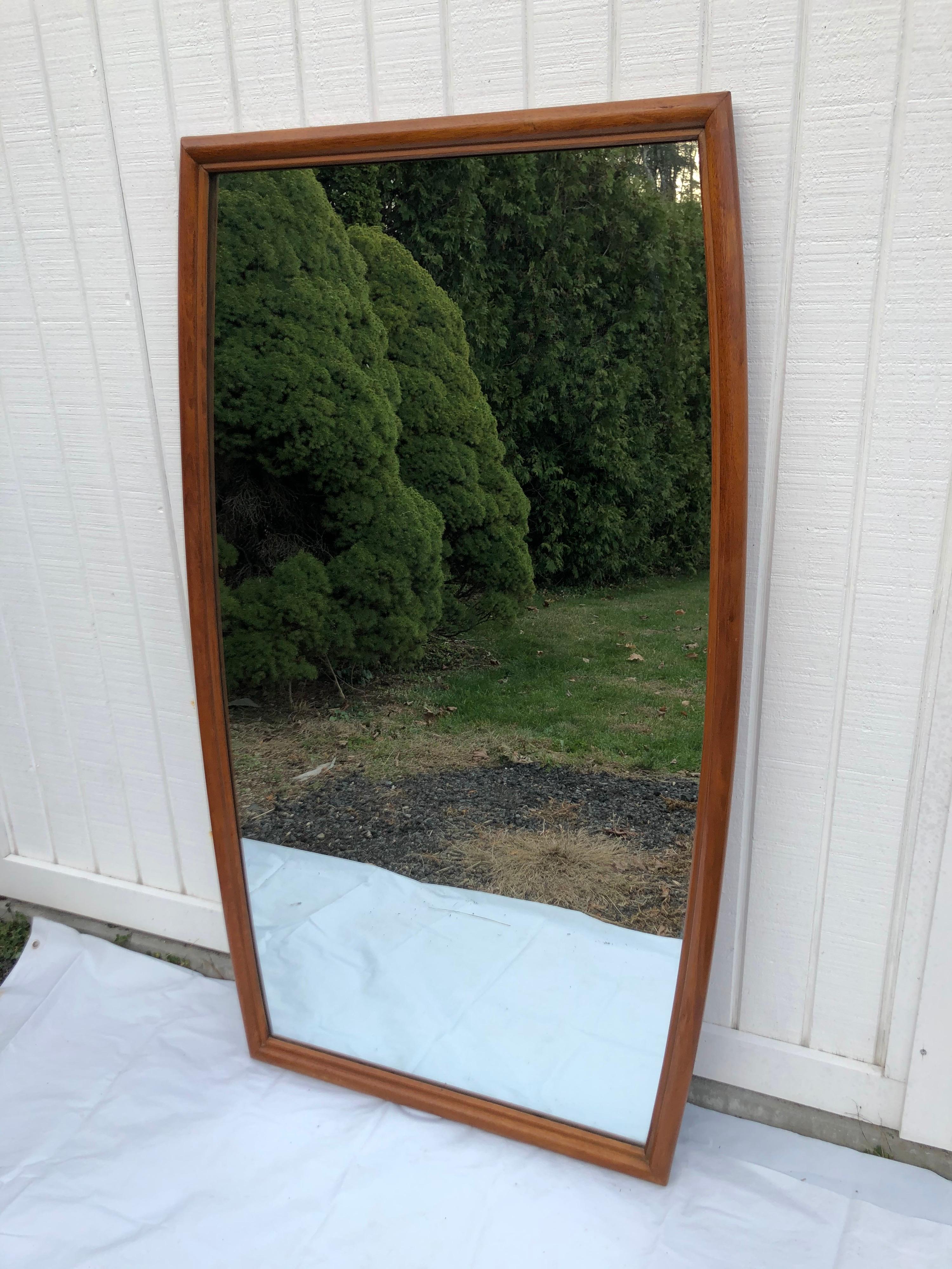 Large Mid-Century Modern Mirror 2