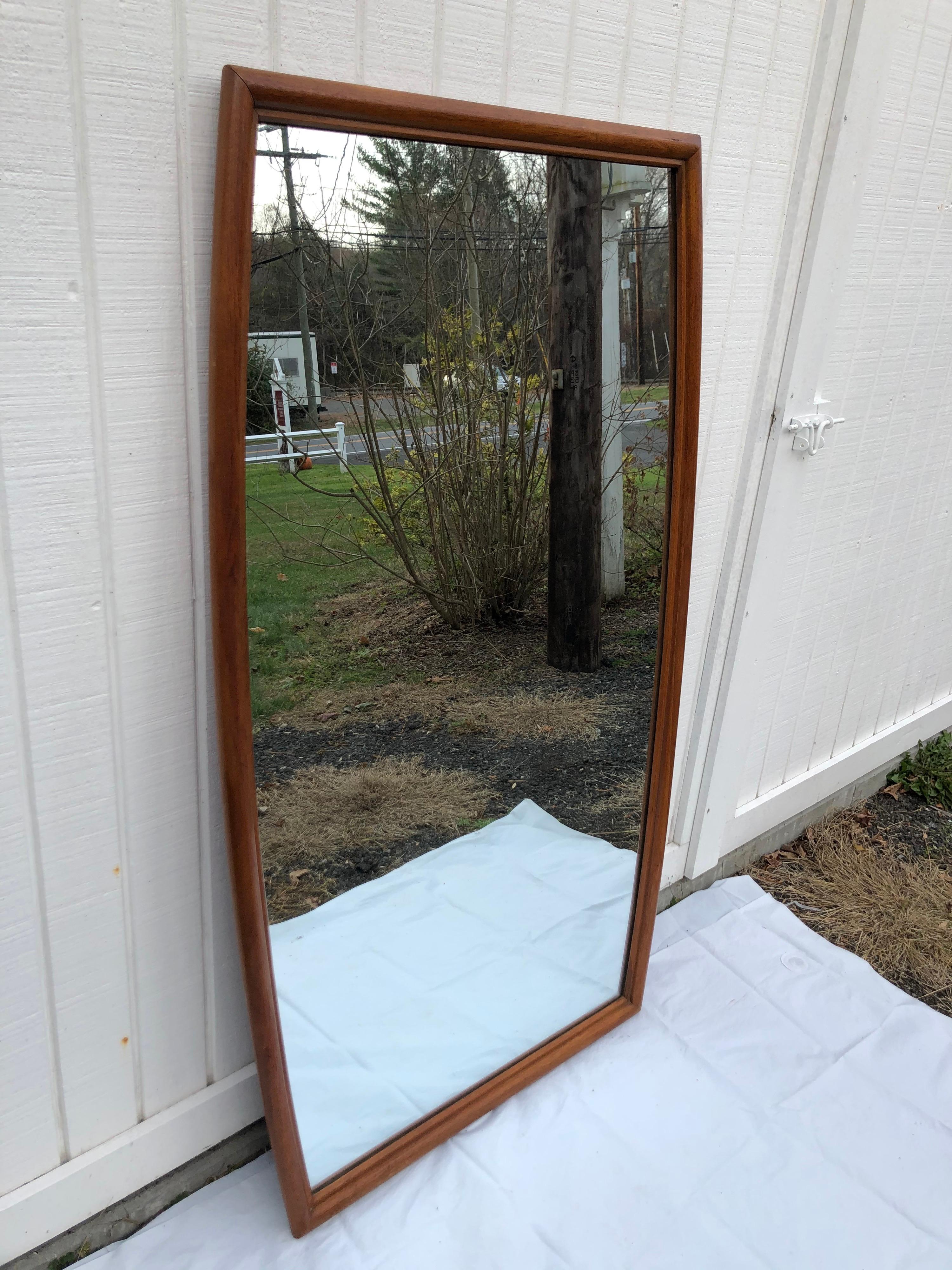 Large Mid-Century Modern Mirror 9