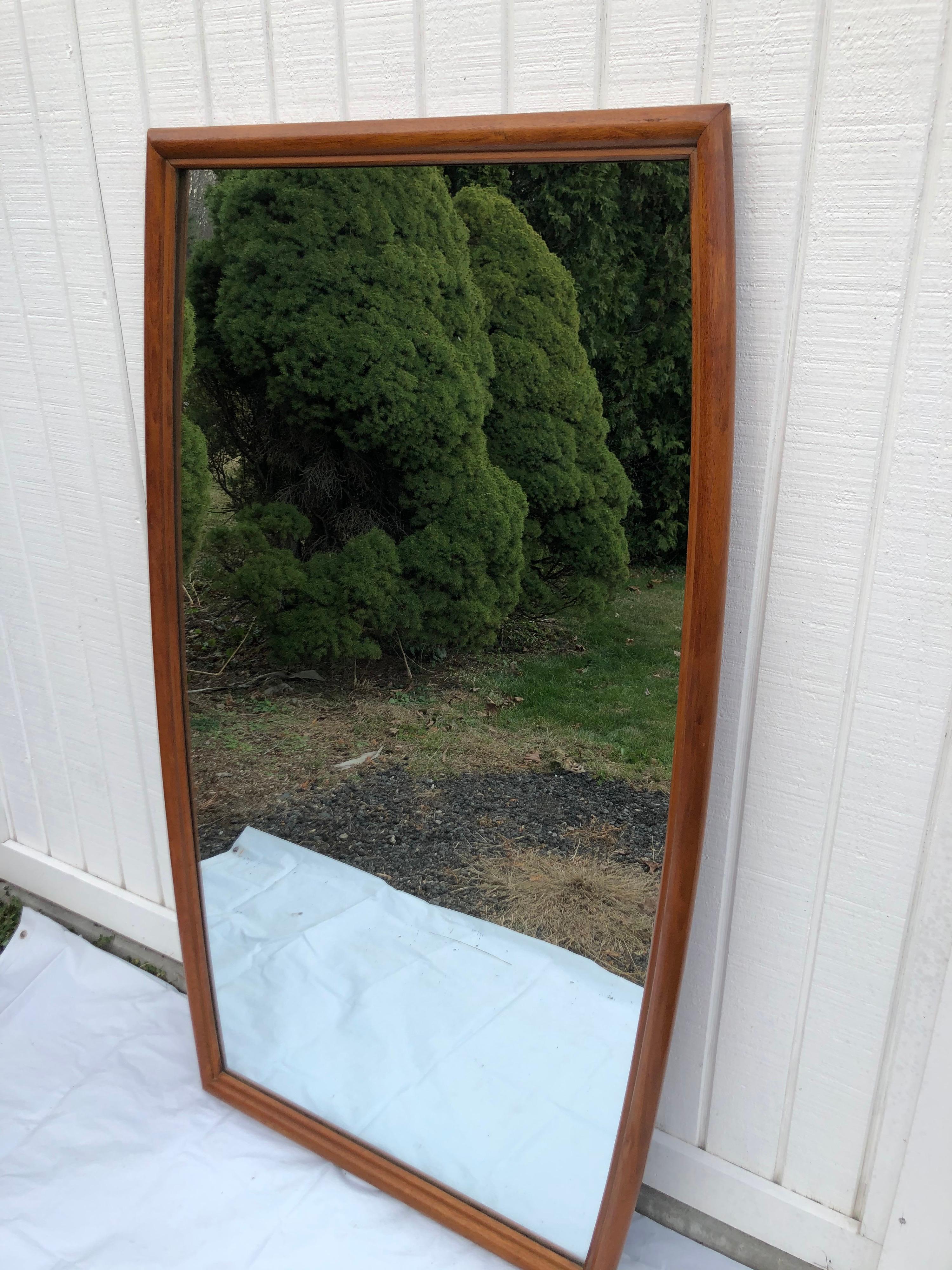 Large Mid-Century Modern Mirror 12