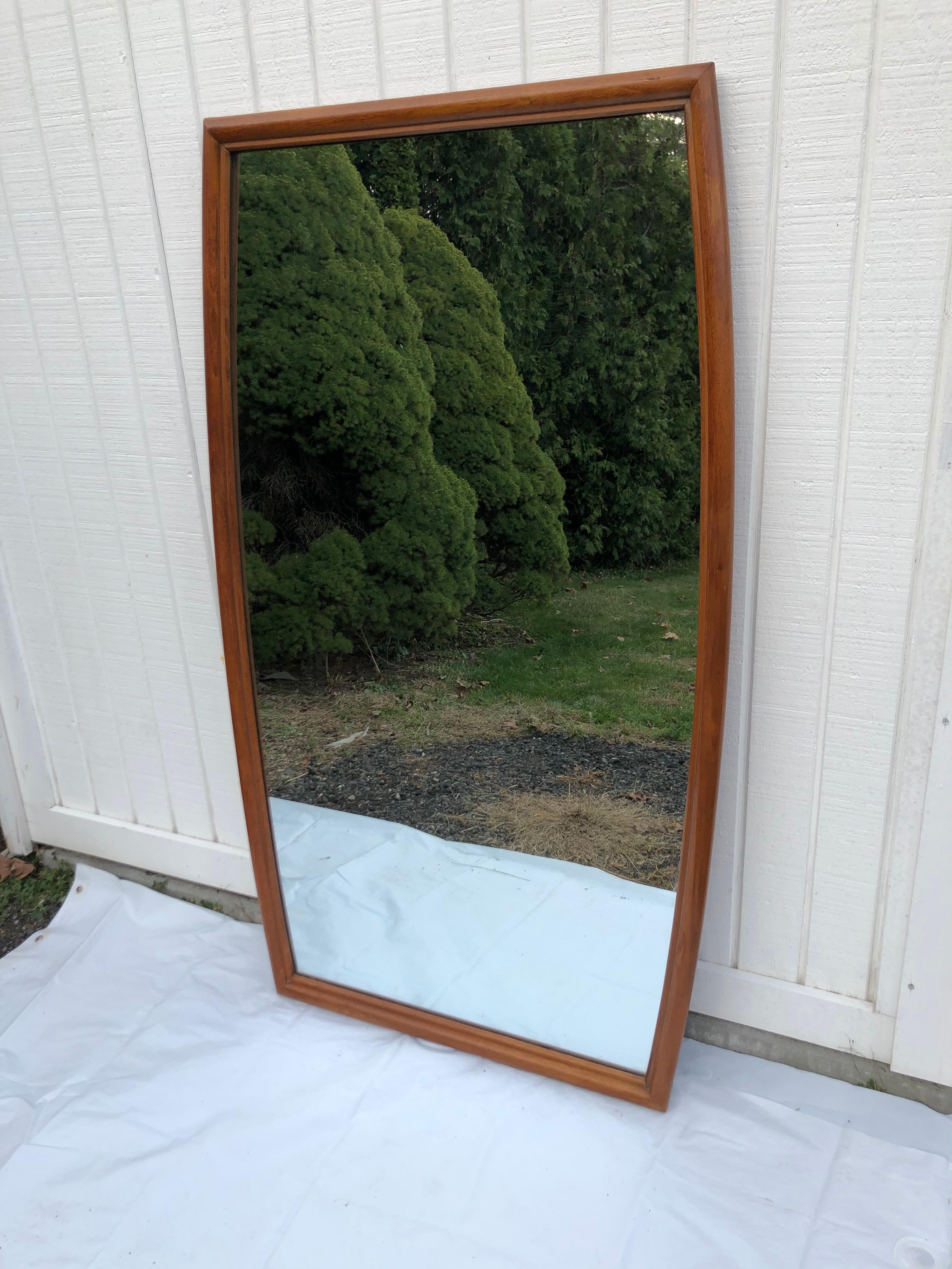 mid century modern large mirror