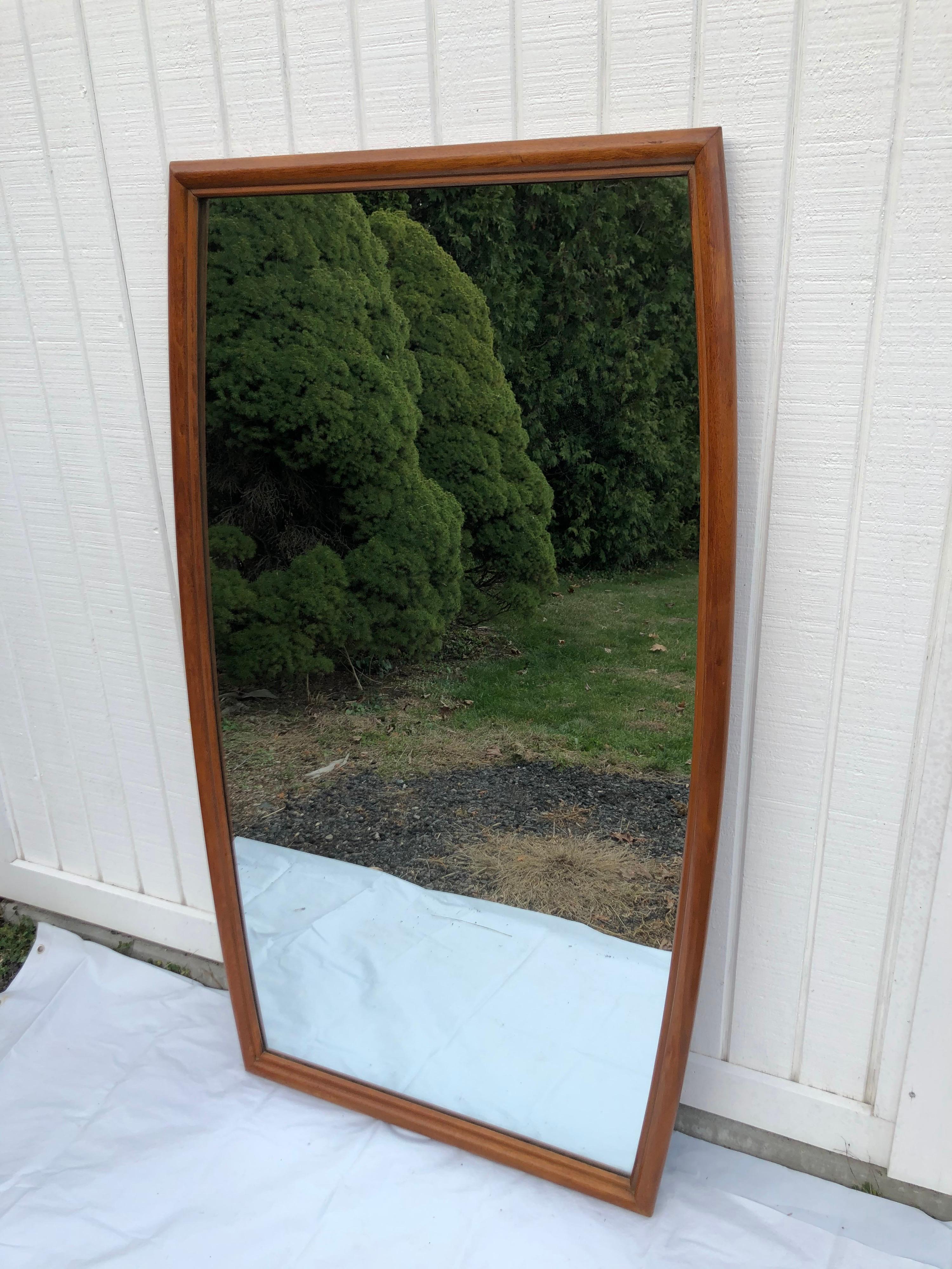 large mid century modern mirror