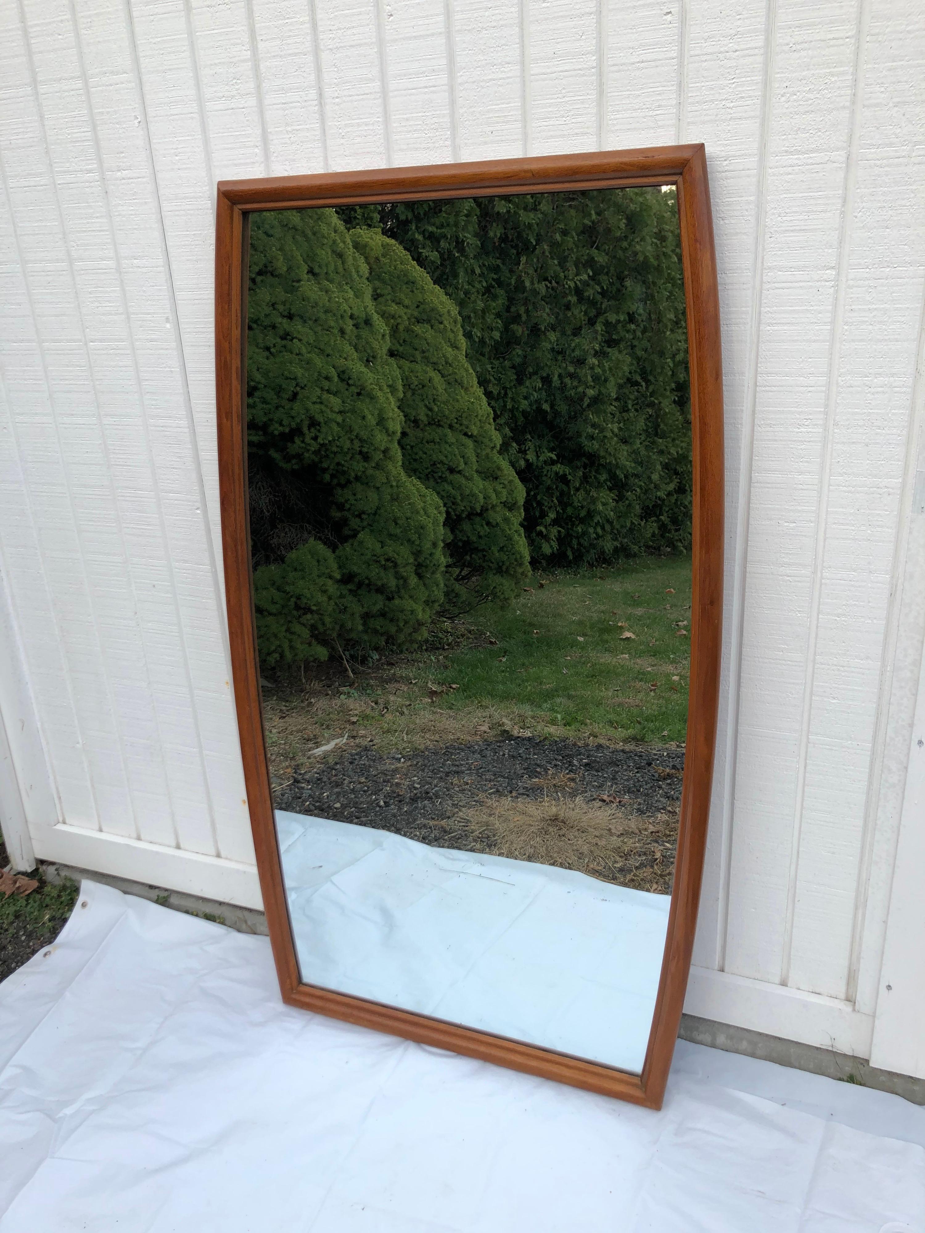 Large Mid-Century Modern Mirror 1