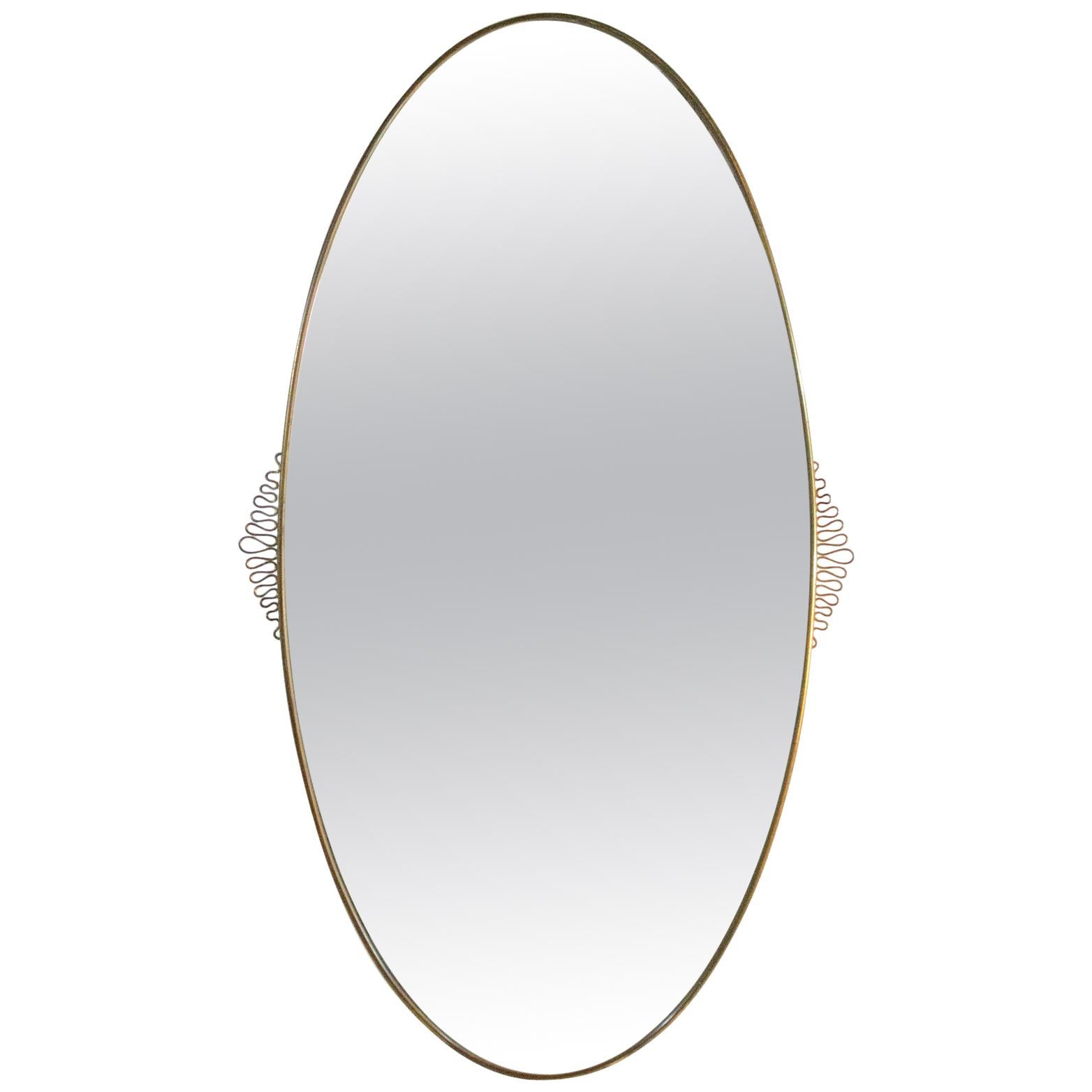 Mid-Century Modern Mirror in the Manner of Gio Ponti