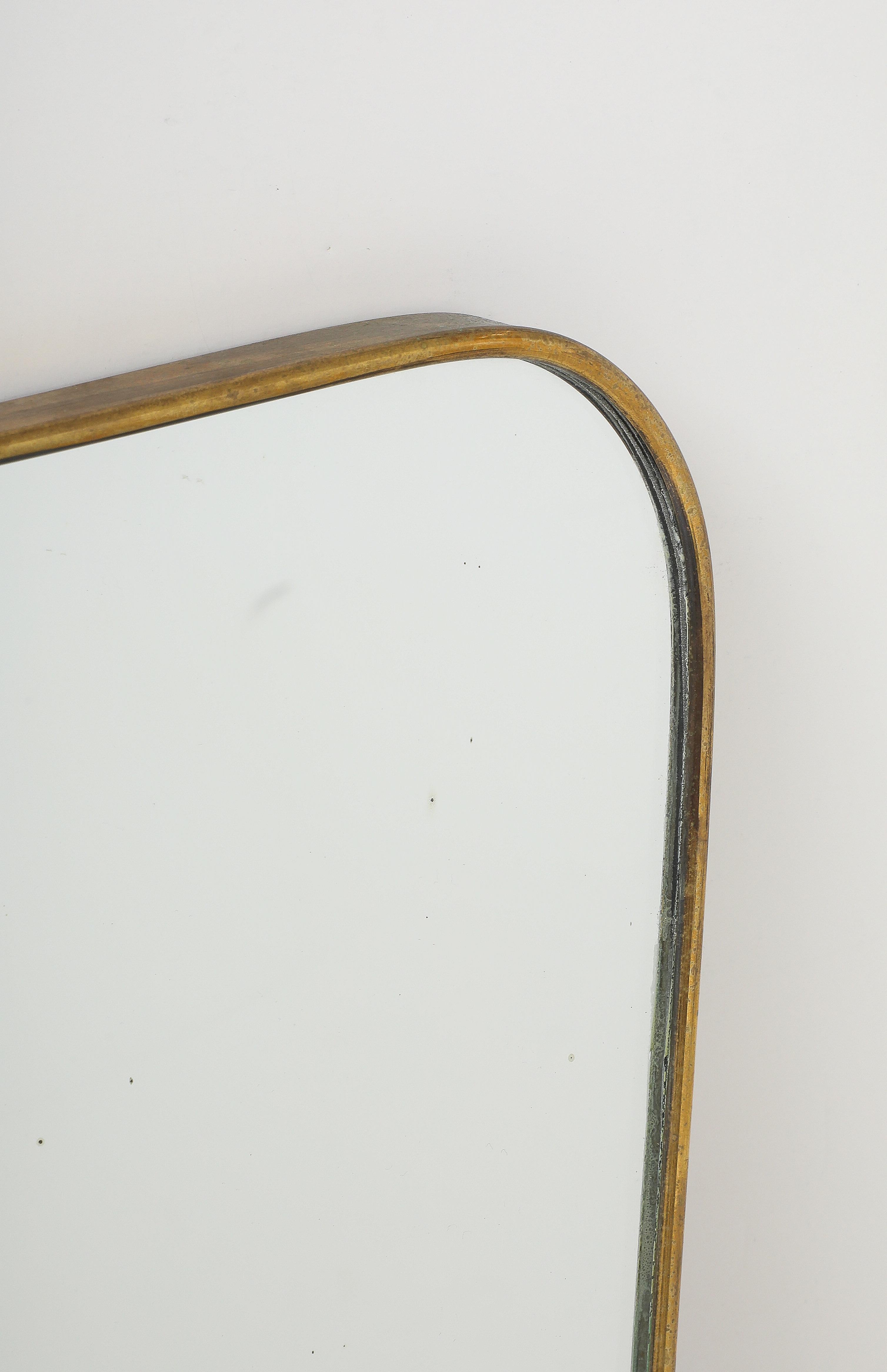 Miroir moderne du milieu du siècle dans le style de Gio Ponti, Italie, années 1950 en vente 7