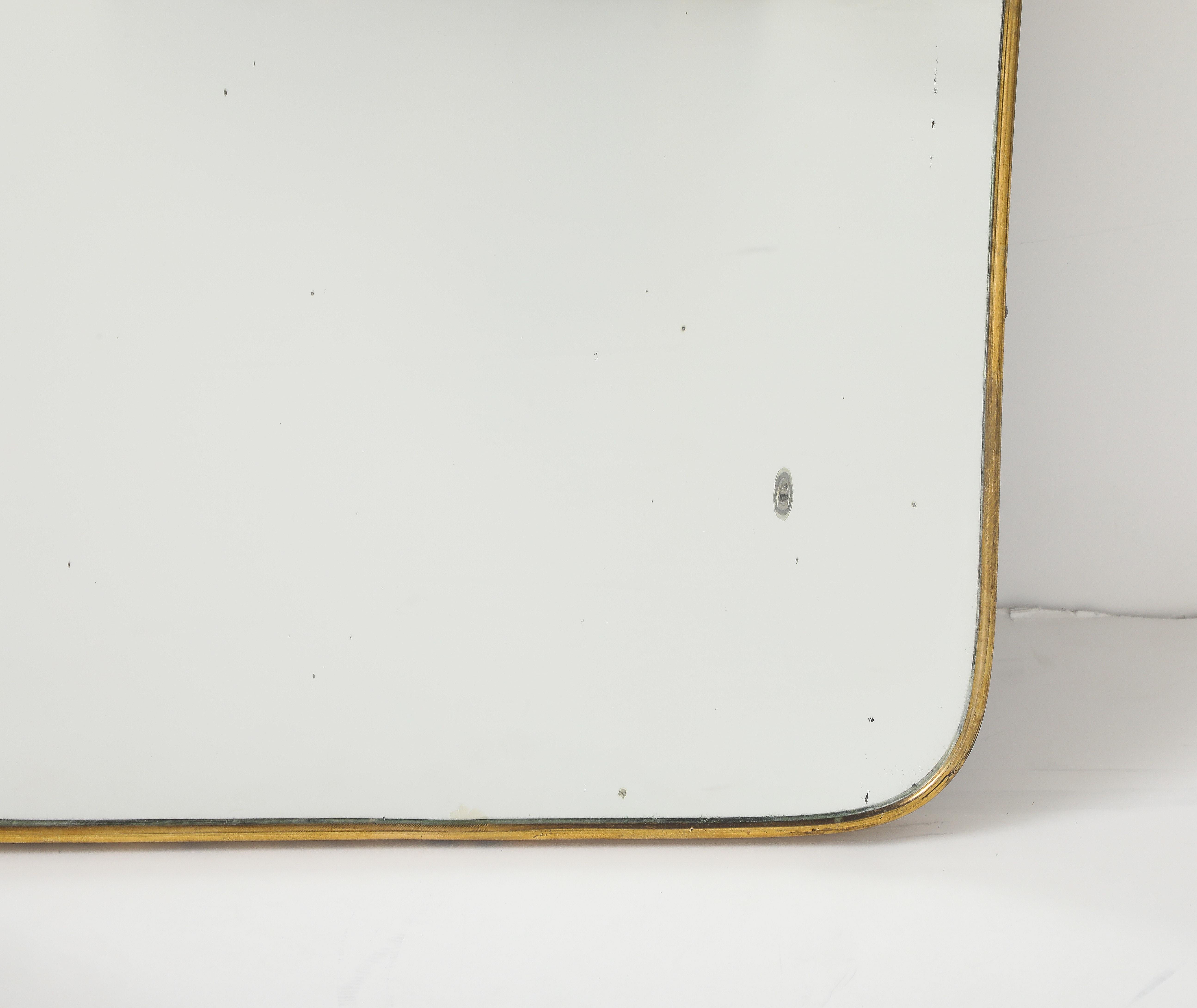 Milieu du XXe siècle Miroir moderne du milieu du siècle dans le style de Gio Ponti, Italie, années 1950 en vente