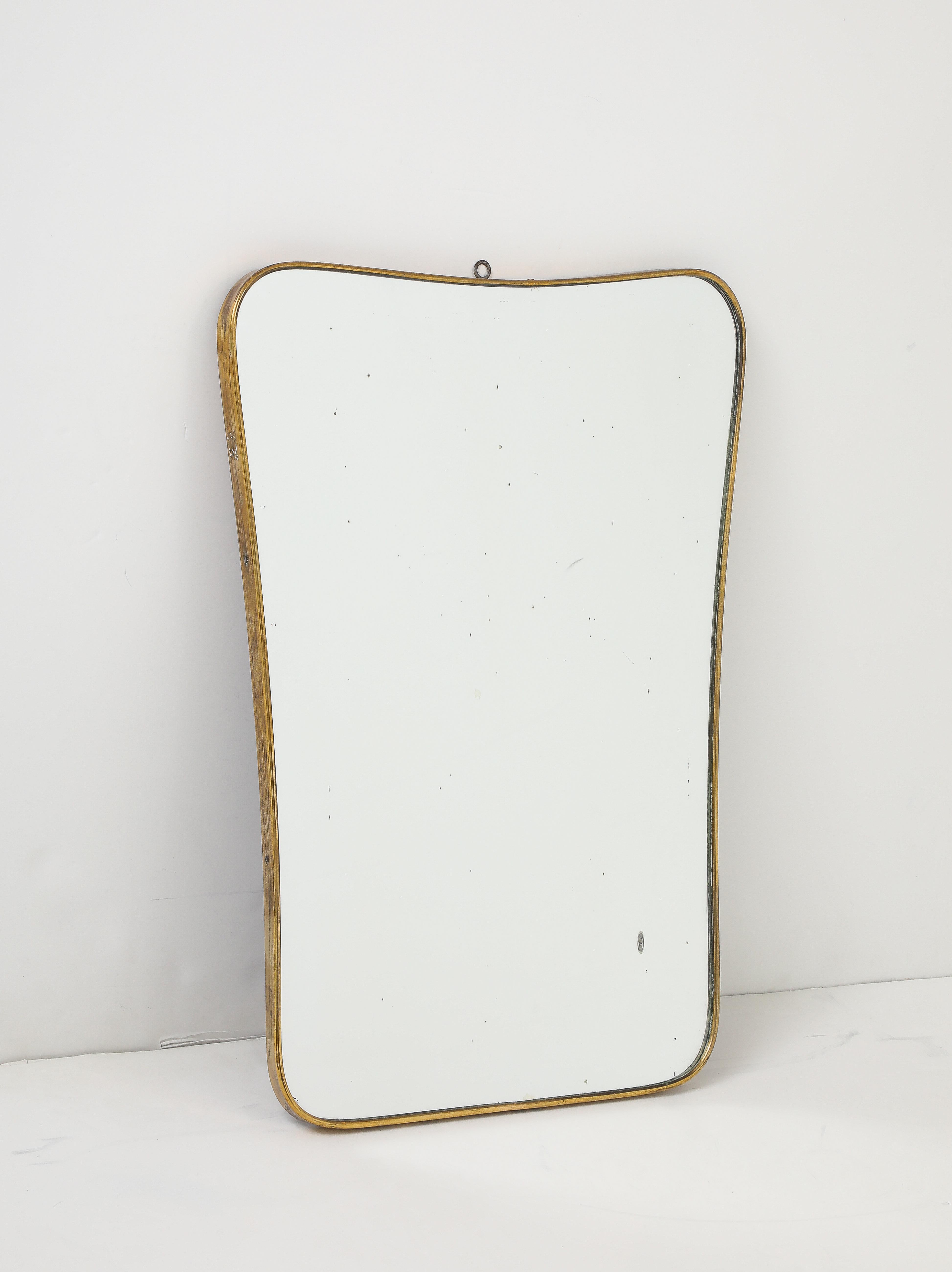 Miroir moderne du milieu du siècle dans le style de Gio Ponti, Italie, années 1950 en vente 3
