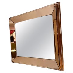 Mid-Century Modern Mirror in the style of Jacques Adnet, 1940s