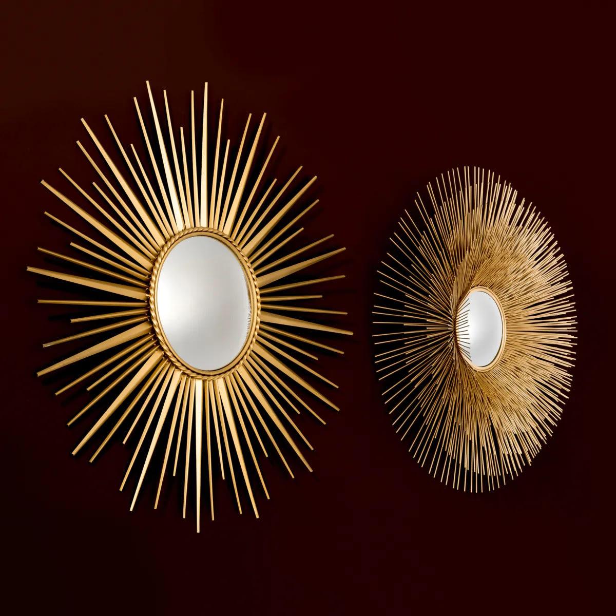 Crea un llamativo punto focal en tu decoración con este espejo.
Irradiando belleza con su estilo moderno de mediados de siglo, este llamativo espejo convexo en forma de sol atraerá todas las miradas en cualquier interior.

Ø 96  D. 6 cm 