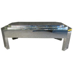 Mid-Century Modern Mirrored Coffee Table