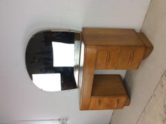 Mid-Century Modern Mirrored Vanity by Heywood Wakefield