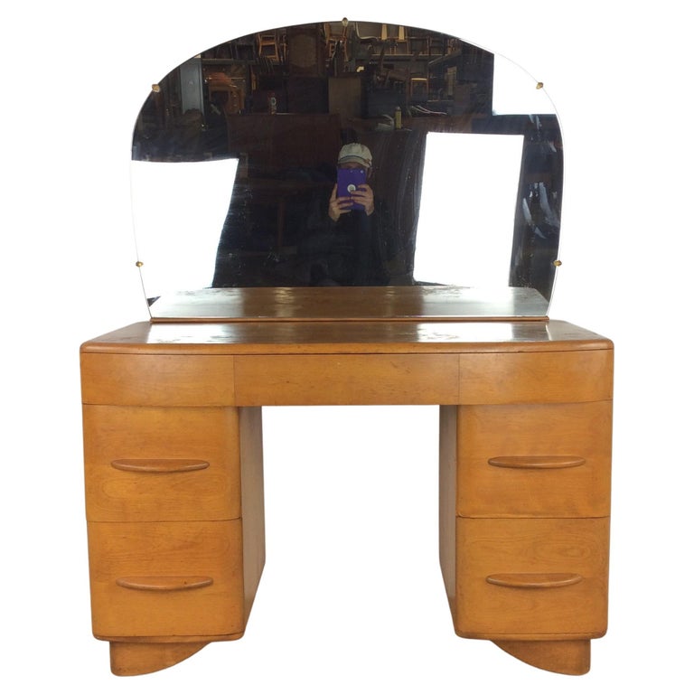 MidCentury Modern Mirrored Vanity by Heywood Wakefield For Sale at 1stDibs