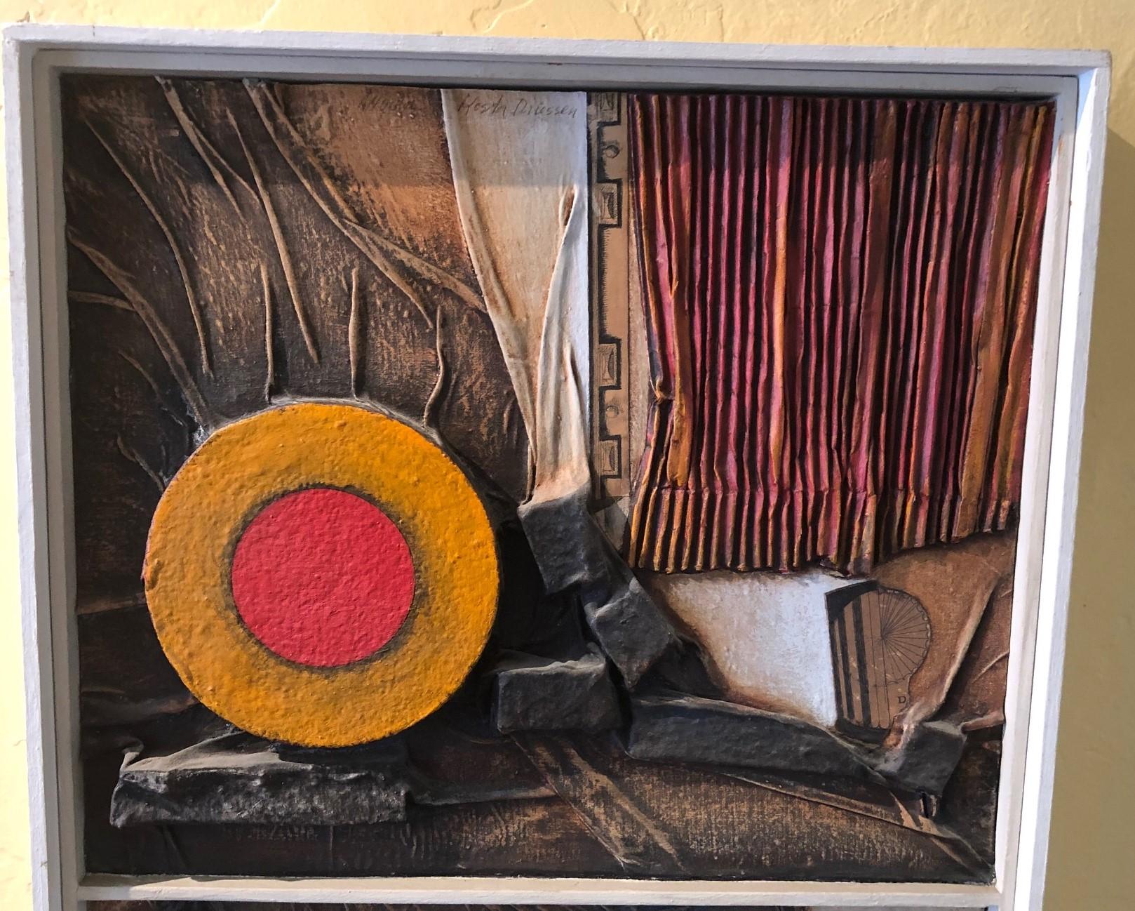 Mid-Century Modern Mixed Media Three Dimensional Abstract by Angela Kosta In Good Condition In San Diego, CA