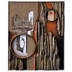Used Mid-Century Modern Mixed-Media Three Dimensional Abstract by Angela Kosta