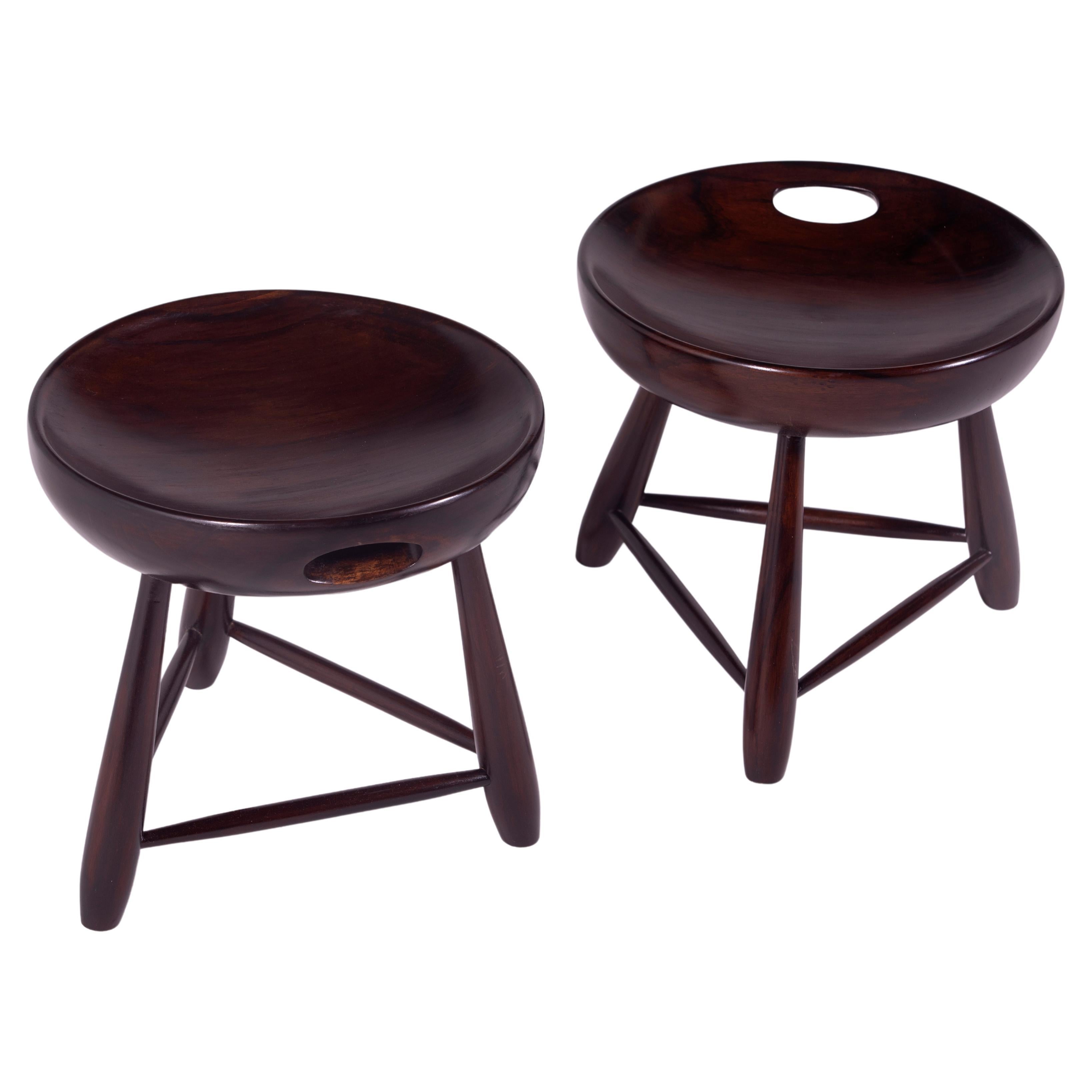 Mid-Century Modern "Mocho" Stool by Sergio Rodrigues, Brazil, 1960s For Sale