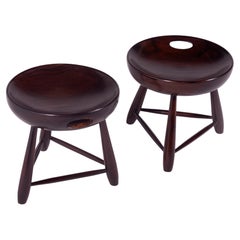 Vintage Mid-Century Modern "Mocho" Stool by Sergio Rodrigues, Brazil, 1960s