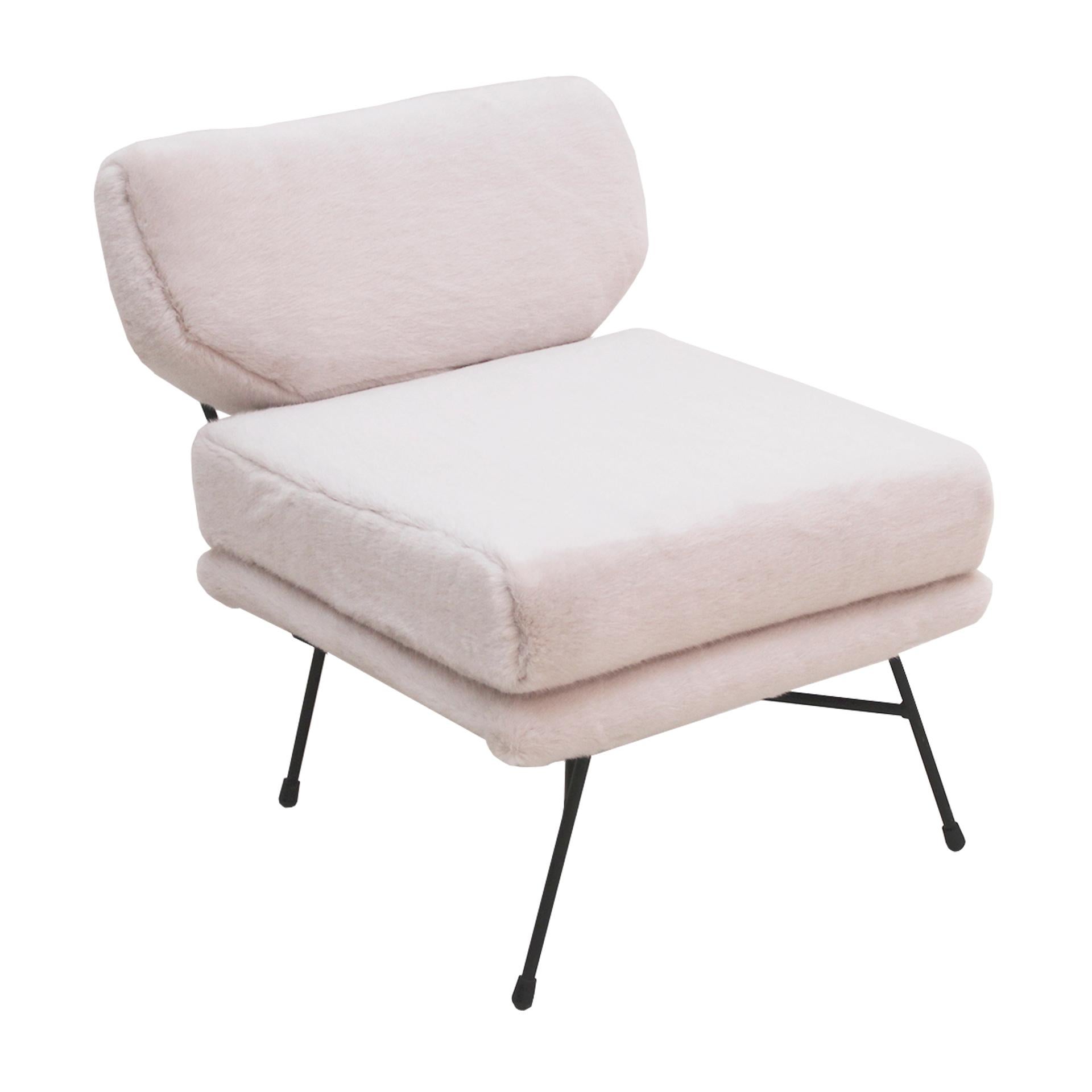 Set of two Italian armchairs mod 