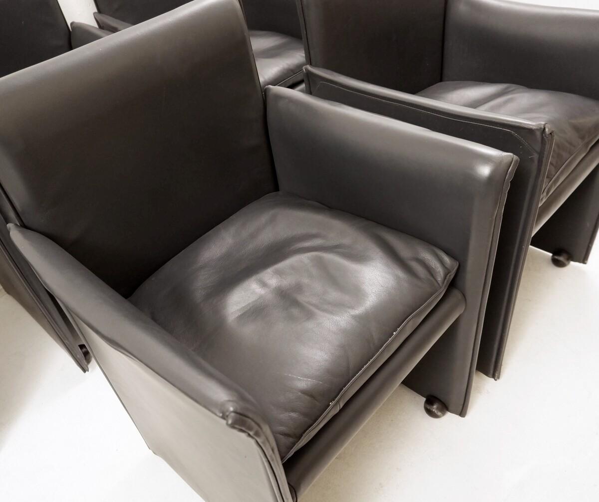poltroncina in pelle con ruote 401 break