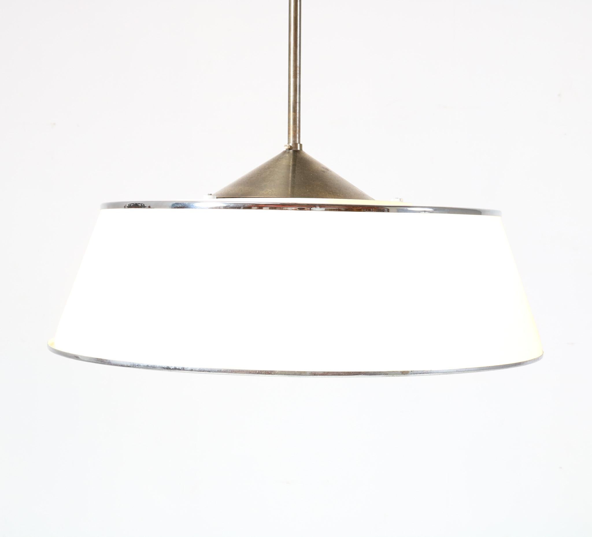 Italian Mid-Century Modern Model 2364 Pendant Lamp by Max Ingrand for Fontana Arte For Sale