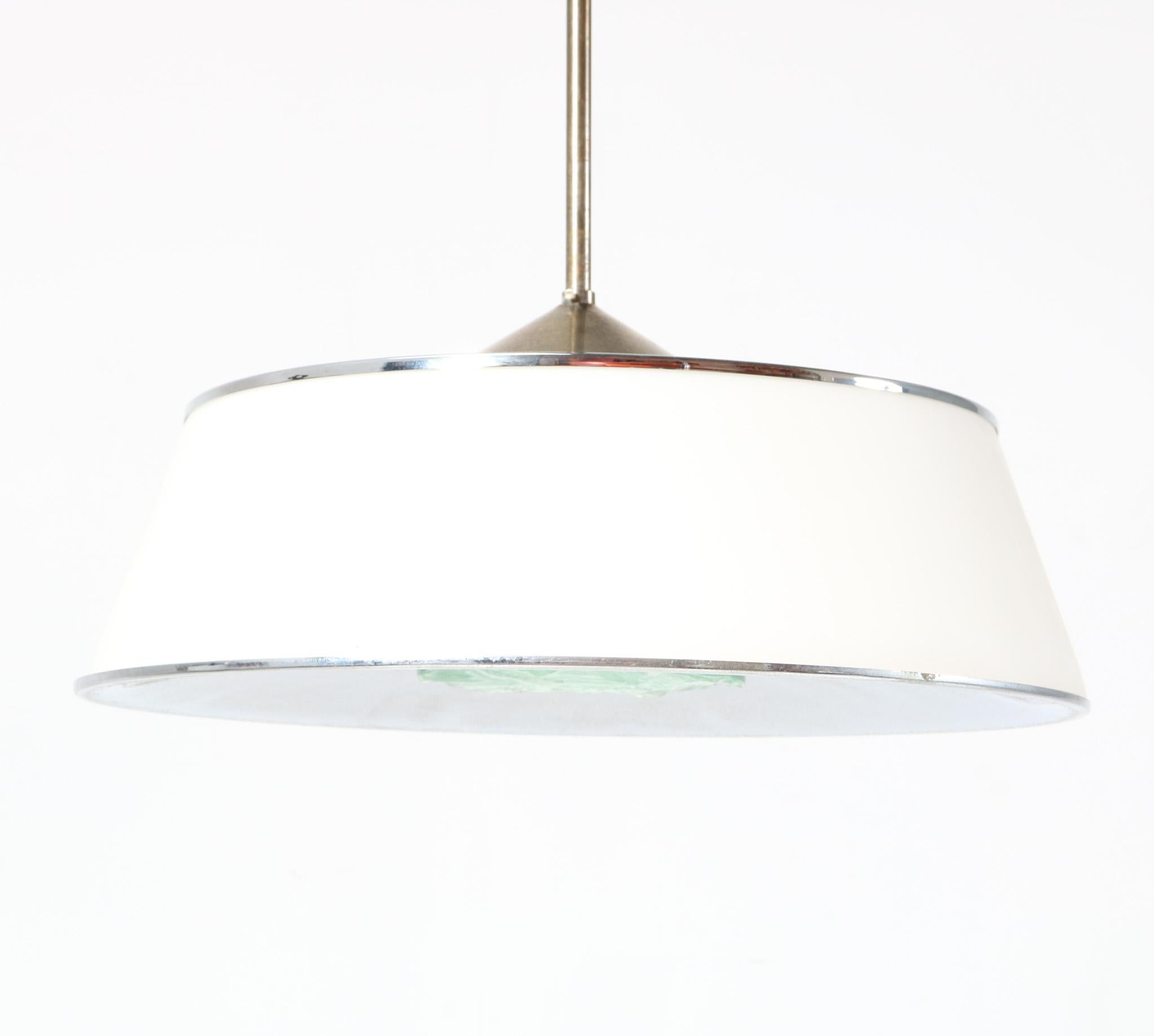 Mid-20th Century Mid-Century Modern Model 2364 Pendant Lamp by Max Ingrand for Fontana Arte For Sale