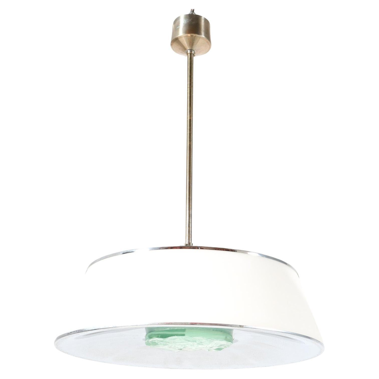 Lampe à suspension moderne du milieu du siècle dernier, modèle 2364, de Max Ingrand pour Fontana Arte