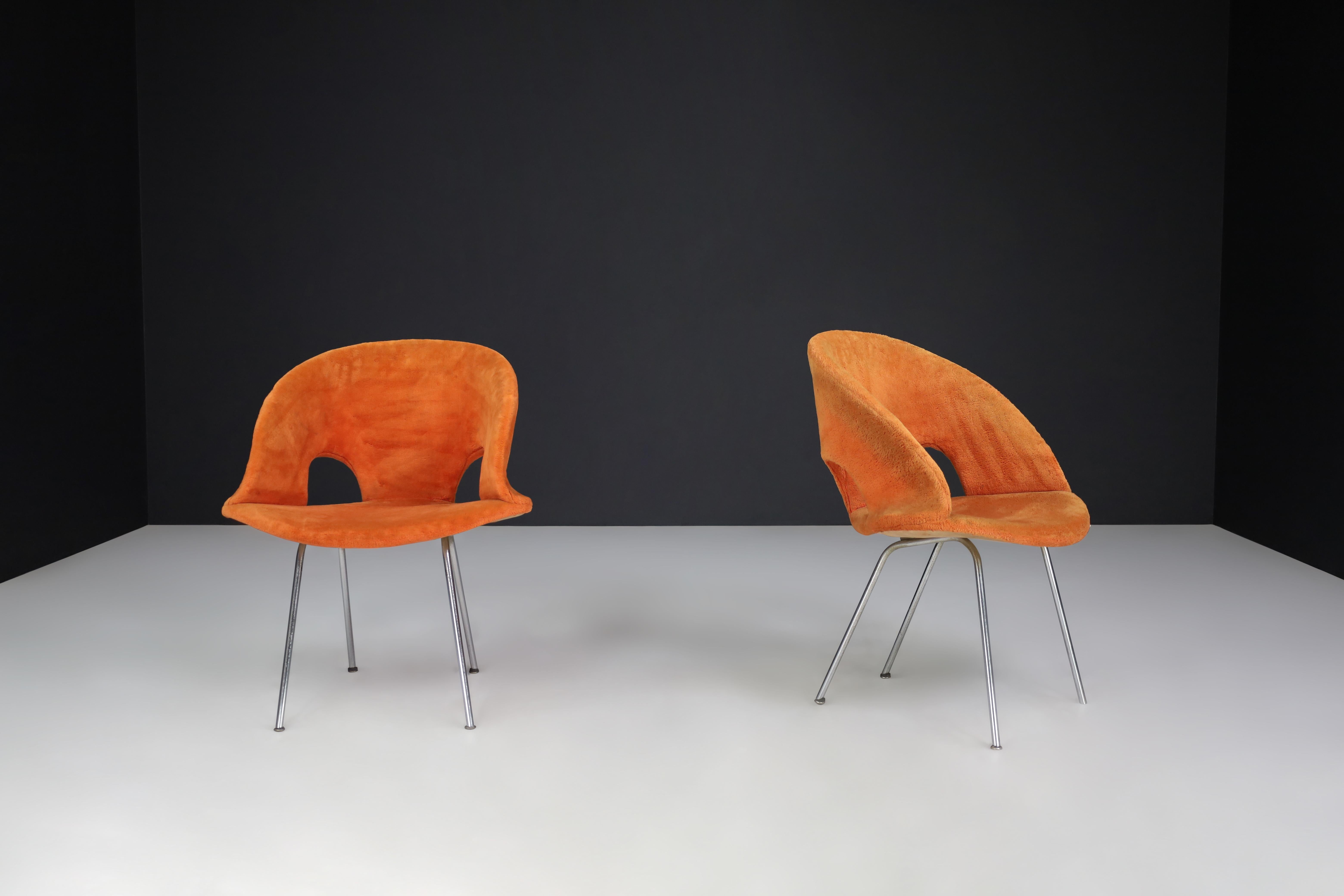 Mid-20th Century Mid Century Modern Model 350 Chairs By Arno Votteler For Walter Knoll  Germany  For Sale