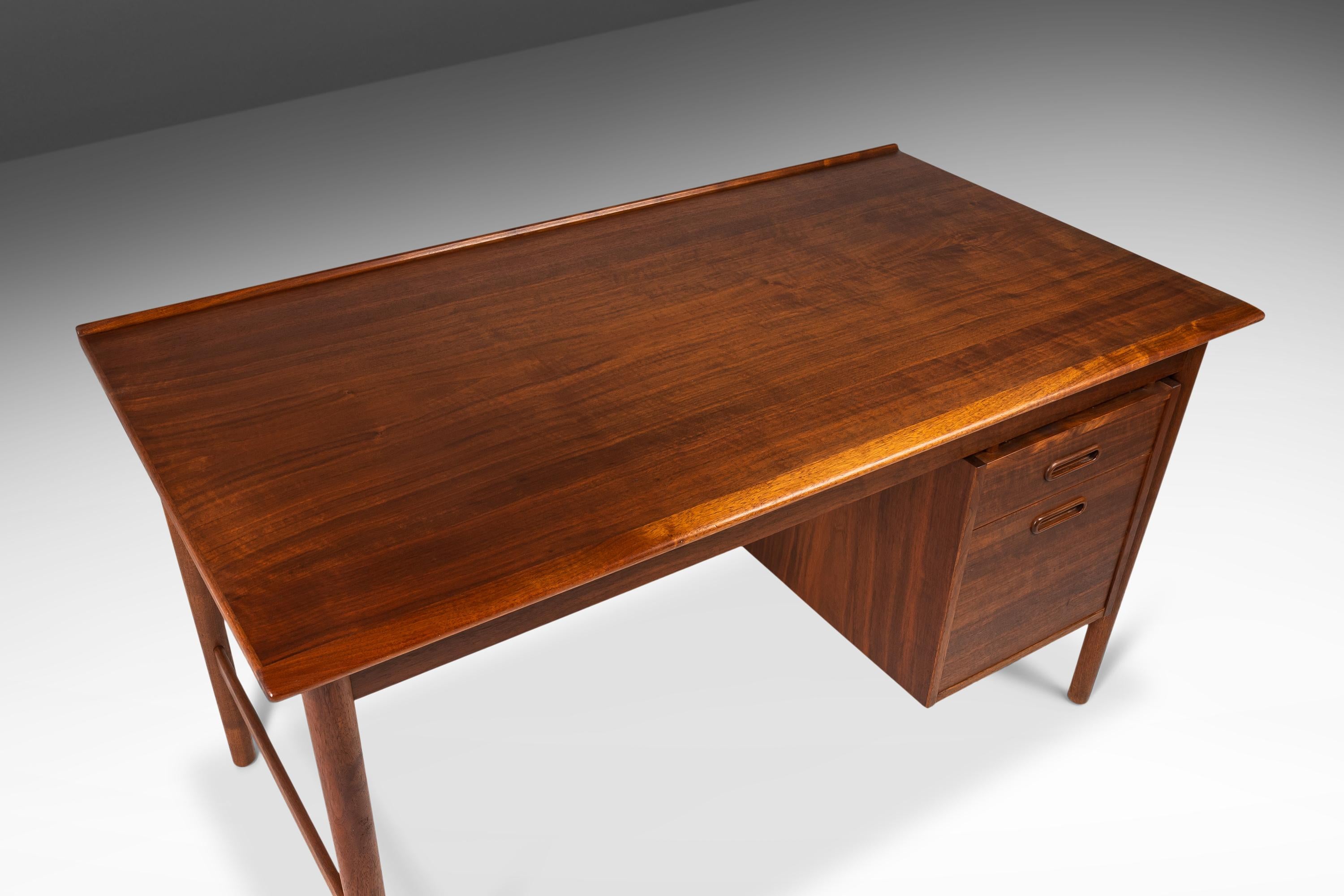 Wood Mid Century Modern Model 541 Walnut Writer's Desk by Folke Ohlsson for DUX 1960s